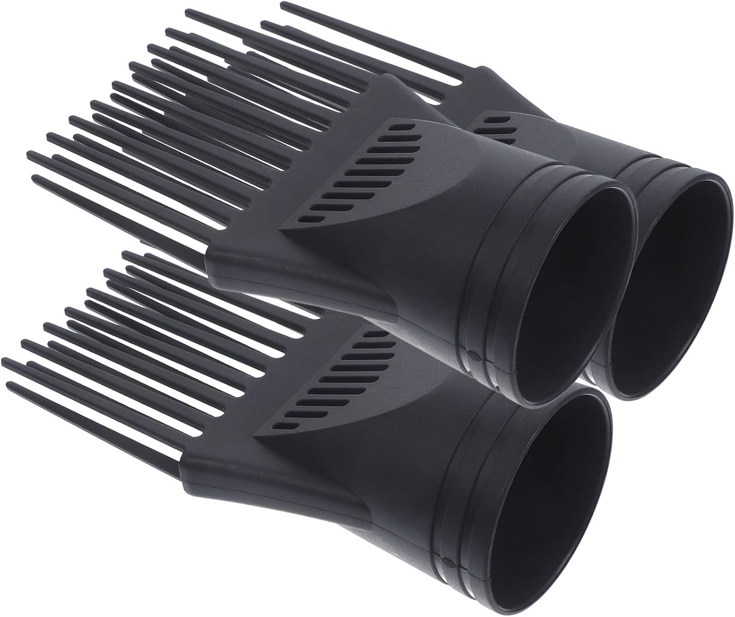 Professional Flat Mouth Wind Comb Hair Dryer Accessory 3pcs Wind Dryer Comb Set