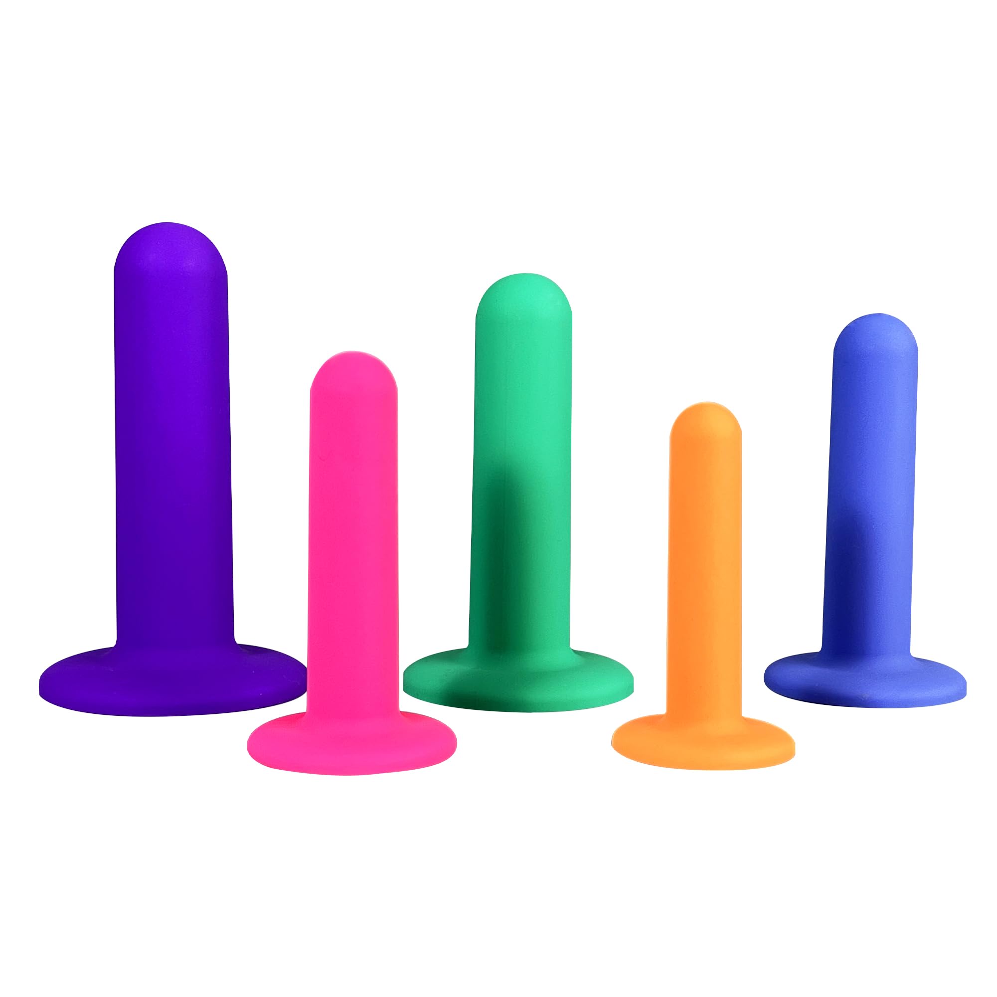 5 Tailles Set Silicone Dilator Kit de dilatateurs en silicone pour la relaxation du plancher pelvien Vaginaux pour Femmes Vagina Training