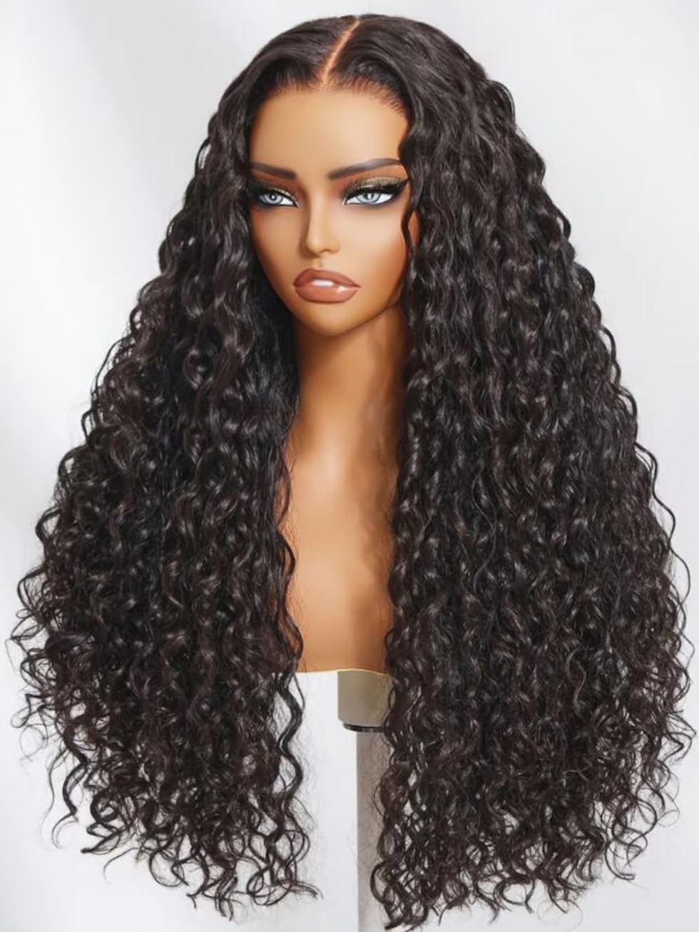 UNICE Bye Bye Knots Glueless Wig Pre Plucked Pre Cut Water Wave 7x5 Lace Front Wigs Human Hair Wet and Wavy Put on and Go Glueless Human Hair Wig 150% Density 24 inch: UNICE Water Wave 7x5 Bye Bye Knots Lace Front Wigs Human Hair with Drawstring Pre Everything Glueless Wig Pre Plucked Pre Cut Bleached Knots Put on and Go Wig Natural Hairline 150% Density 18 inch