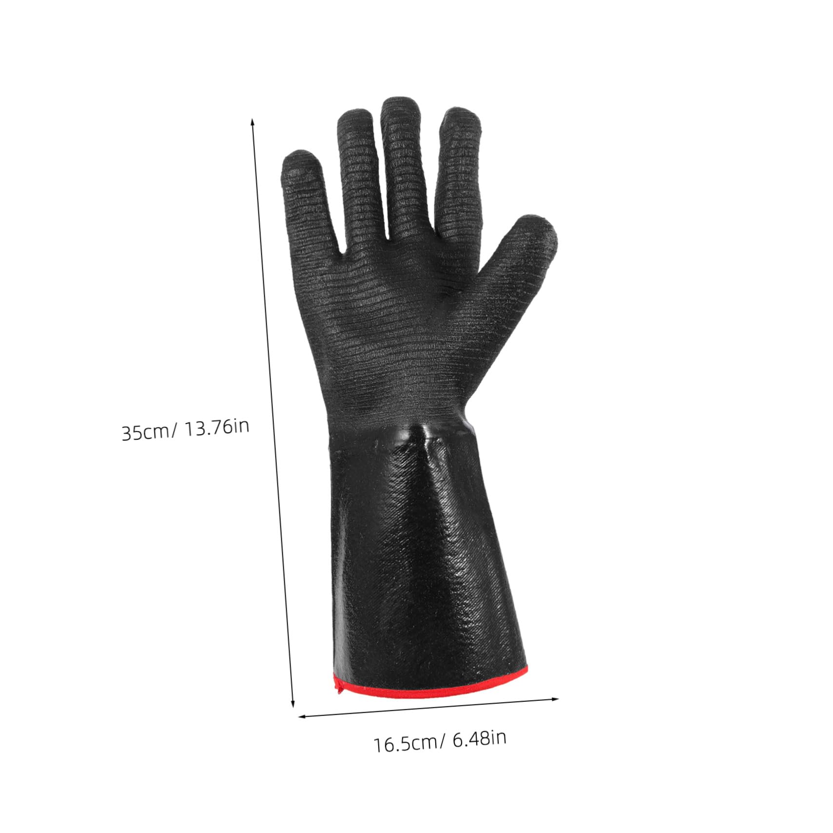 Guantes de Neopreno Resistentes al Calor y Fuego Protectores Scalding para Trabajo Industria Talla Unisex Fáciles de Limpiar y Almacenar