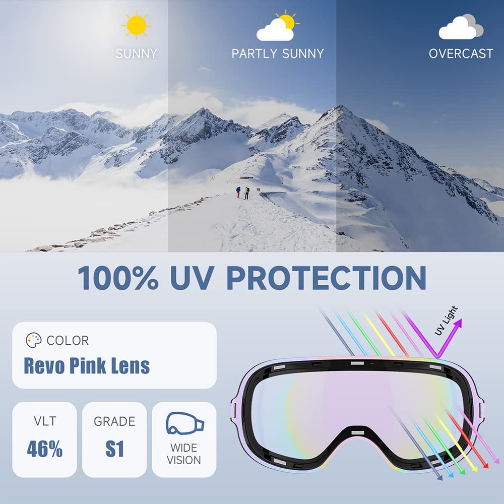 Neve Maschera Sci Otg Maschera Sci Rosa Tusiel Maschea Sci