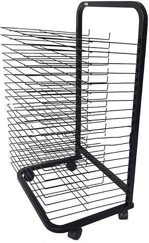 Estante de secado artístico 202530 niveles caballete de secado móvil para niños se puede utilizar para clases de arte escuela estudio creativo que