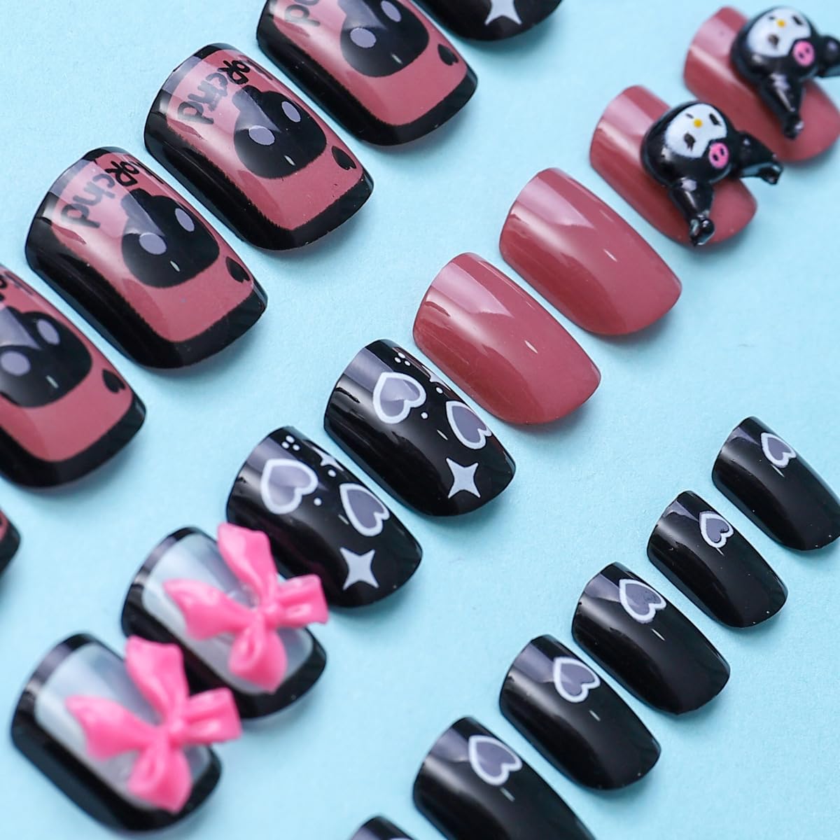 Amazon | 手作り ネイルチップ ロング アーモンド スティレット つけ爪