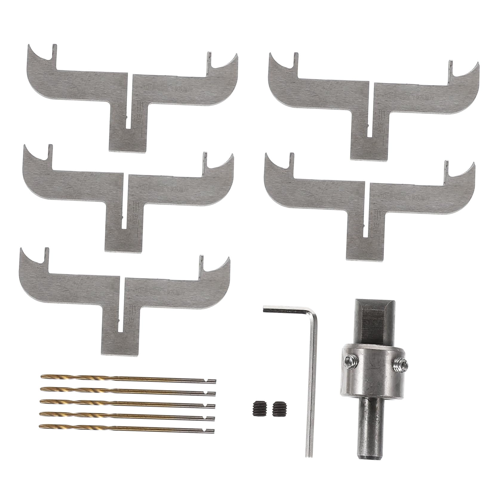 Hemobllo Juego De Herramientas Para Fresadora Cnc De Pulseras De Madera, Kit De Brocas Para Fresas Para Pulseras, Accesorios Para Carpintería Diy, Hojas Para Cortar Anillos y Círculos