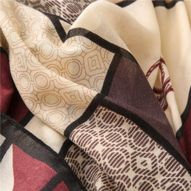 Image of ICW Women's Cotton Checks Tassel Scarf Stoles Shawl Head Scarves For Girls (BIG SIZE 80 X 180 CM)