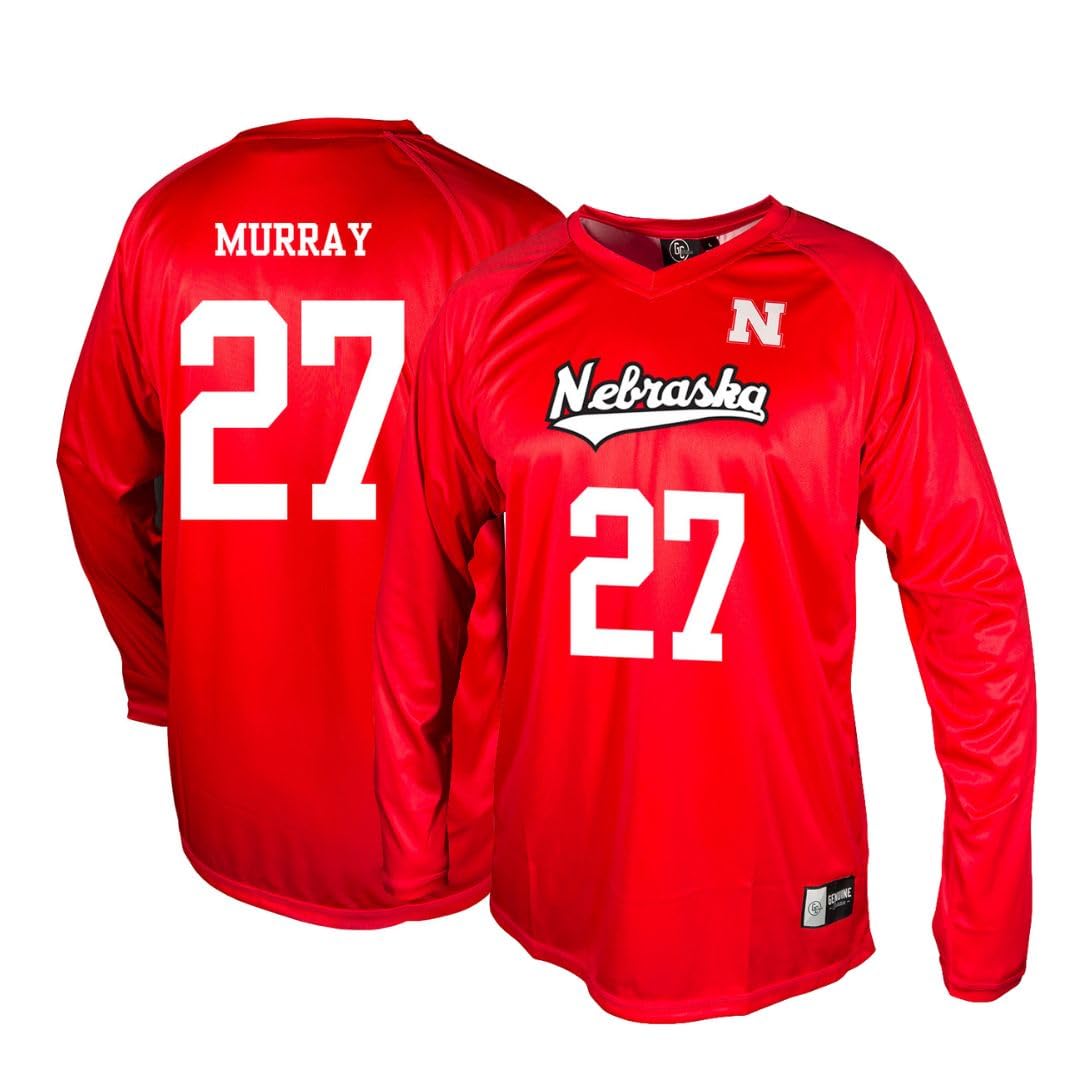 Genuine Collective Women's Standard Nebraska Cornhuskers Volleyball Jersey, Red