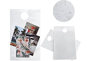 Door Hangers for Flyers: Pack of 240 Crystal-Clear Rainproof Bags