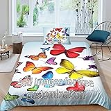 Parure de lit ：1 housse de couette : Simple (135x200 cm), 1 taie d'oreiller : 48cmx75cm.1 housse de couette : Double (200x200 cm), 2 taies d'oreiller : 48cmx75cm.1 housse de couette : King (220x240 cm), 2 taies d'oreiller : 48cmx75cm Ce produit est plus doux,Il peut vous donner l'expérience de sommeil la plus douce et confortable.