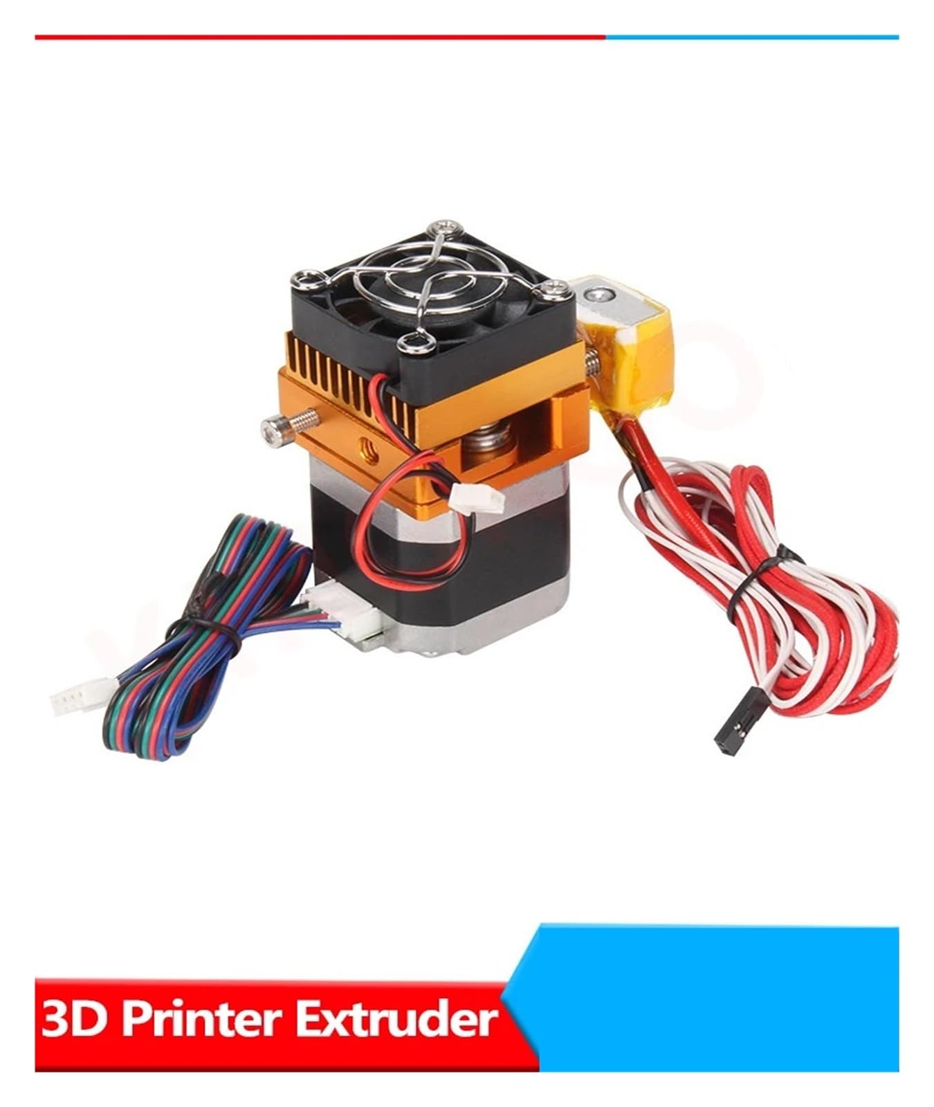 Kit estrusore MK8 for stampante 3D i3, compatibile con Prusa | Ugello interamente in metallo, ottone, for i3, durevole e preciso
