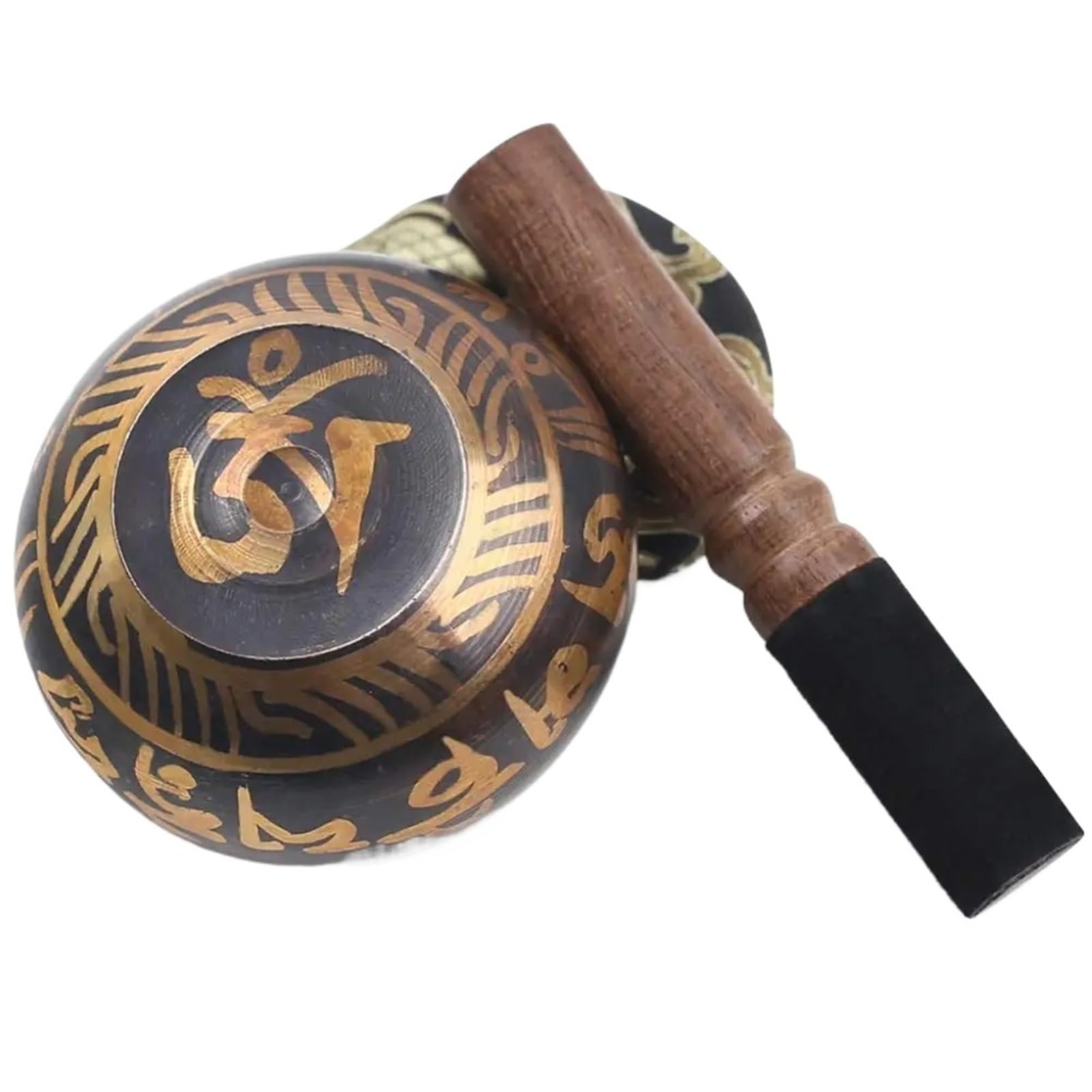 Cuenco para el canto Juego de cuencos tibetanos loto, únicos y útiles for meditación, yoga, relajación, sanación chakras, oración atención plena