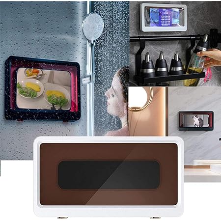 Amazon お風呂 スマホスタンド 防水 壁 吸盤 壁掛け携帯電話ホルダー ウォールマウント ケース 強力粘着 貼り付け跡なし 耐荷重 キッチン 玄関 浴室 寝室 読書室などにフィット 2個 白 フック オンライン通販