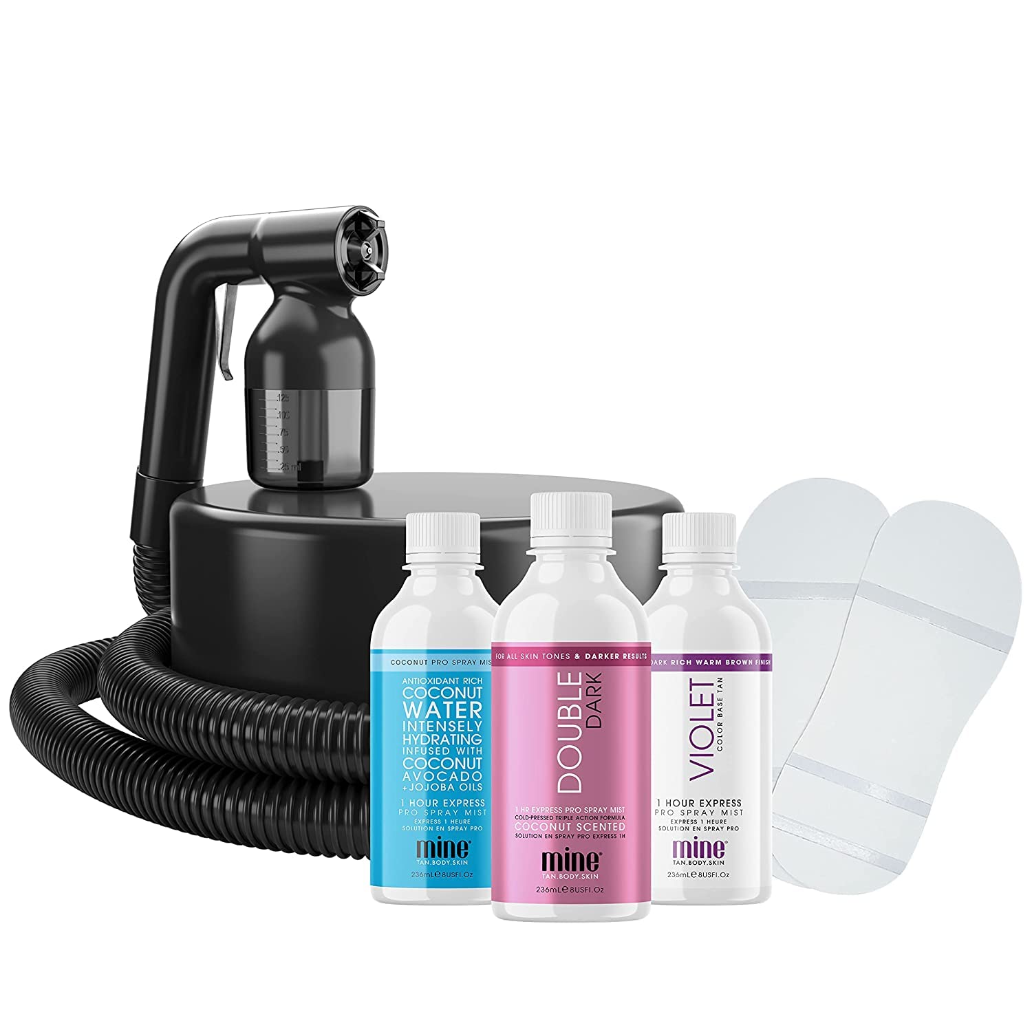 MINETAN BODY.SKIN Elite Esthetician Professional Spray Tan Kit - Ultra Fine Tanning Mist with Lightweight Design, Ideal for both Salons and Mobile Tanners