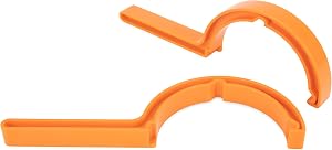 Camco RhinoFLEX RV Sewer Hose Wrenches, 2-Pack, Orange