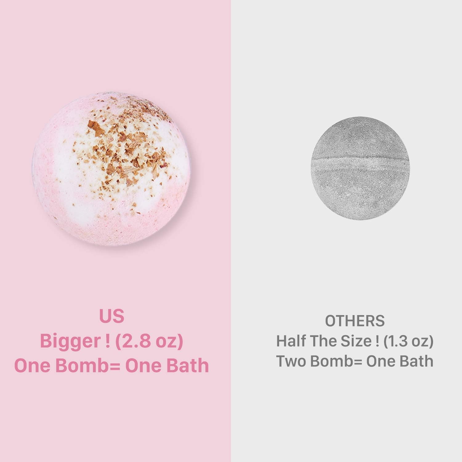 DOZZZ Bath Bombs Gift Set with Organic Essential Oils & Natural Dry Flowers Inside Fizzies Spa Bubble for Girlfriend Women Birthday Mothers Day Luxurious SPA Christmas Appreciation 2.8oz x 12