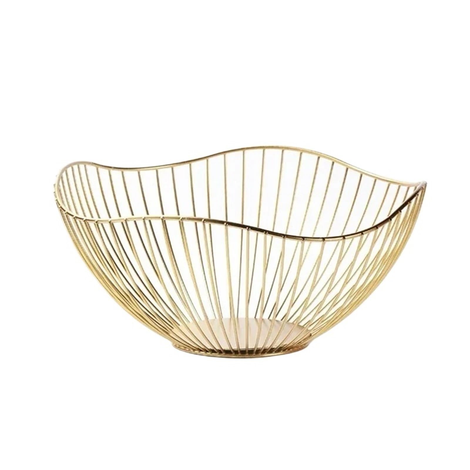 Yonmledo A Style Gold Chicken Egg Holder Metal Fruit Basket Morden Wire Snack Bread Vegetable Storage Bowls Kitchen Eggs Dessert Holder Organizer Cake Stand(A Style Gold)