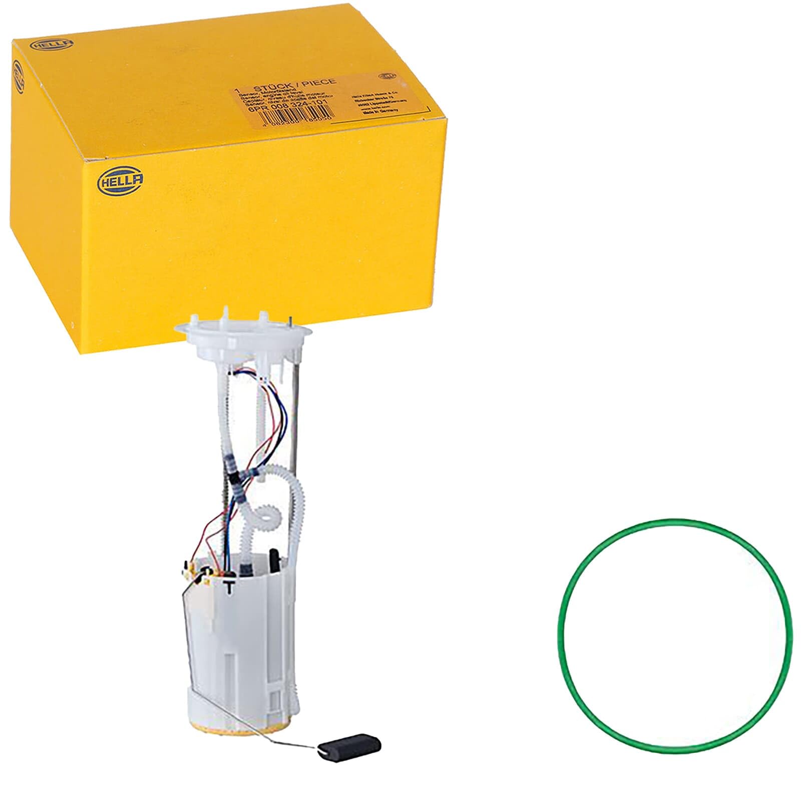 HELLA 8TF 358 305-021 Kraftstoffpumpe - Benzinpumpe - elektrisch - 4-polig