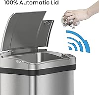 Vista 2 de iTouchless - Bote de basura con sensor y sistema de control de olores para la cocina