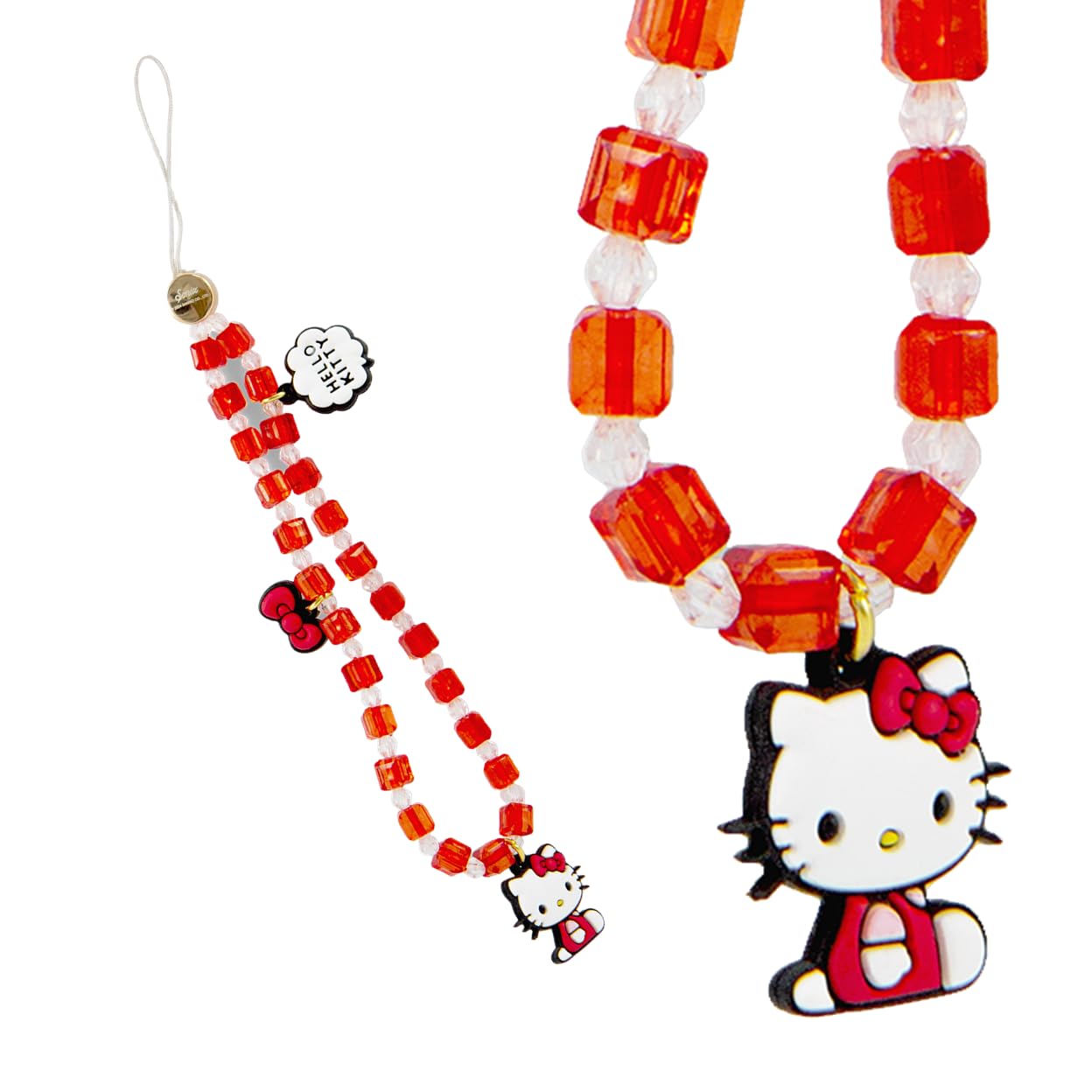 HＥＬＬＯ　ＫＩＴＴＹ　ストラップ Amazon.com: Sonix x Sanrio Beaded Phone Charm | Beaded Wristlet