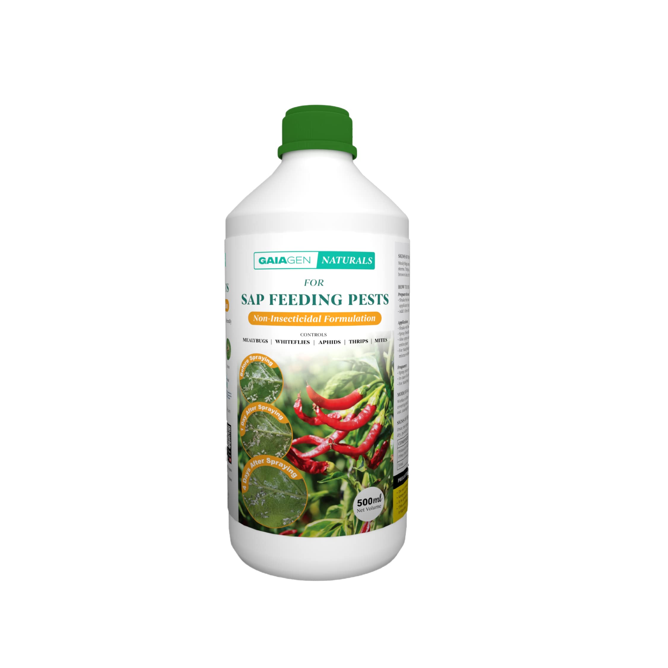 GAIAGEN Naturals For Sap Feeding Pests (500ml) | Non-Insecticidal Formulation for control of Aphids, Mealybugs, Thrips & Whiteflies (B08C9NN6TJ) Amazon Price History, Amazon Price Tracker