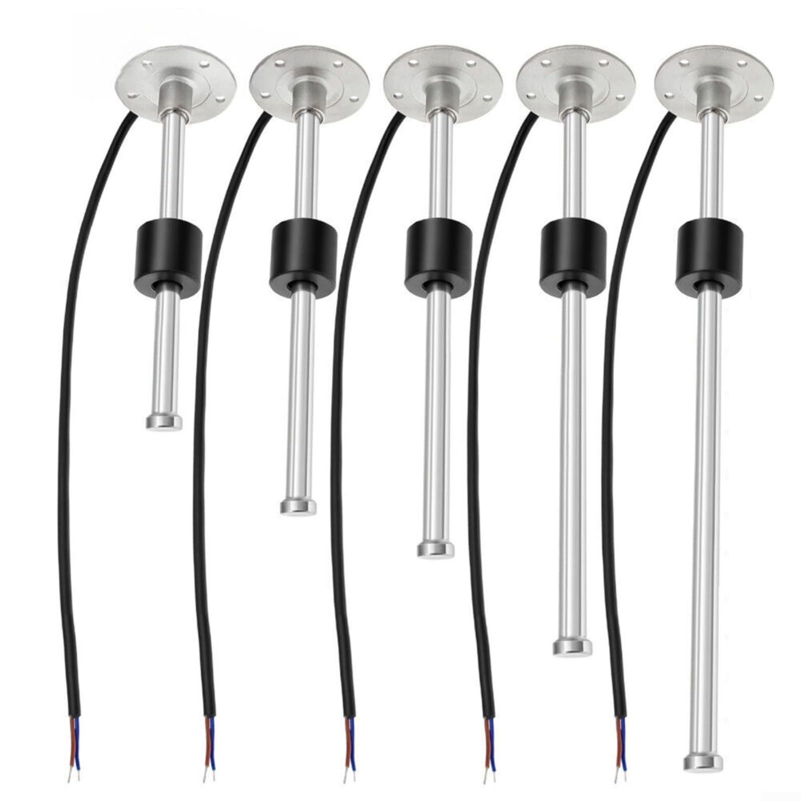 Sensore di livello dell'olio, in acciaio inox, 240-33 Ohm, montaggio a 5 fori, adatto per indicatore dell'acqua del carburante, per misurazione dell'acqua o diesel (175 mm)