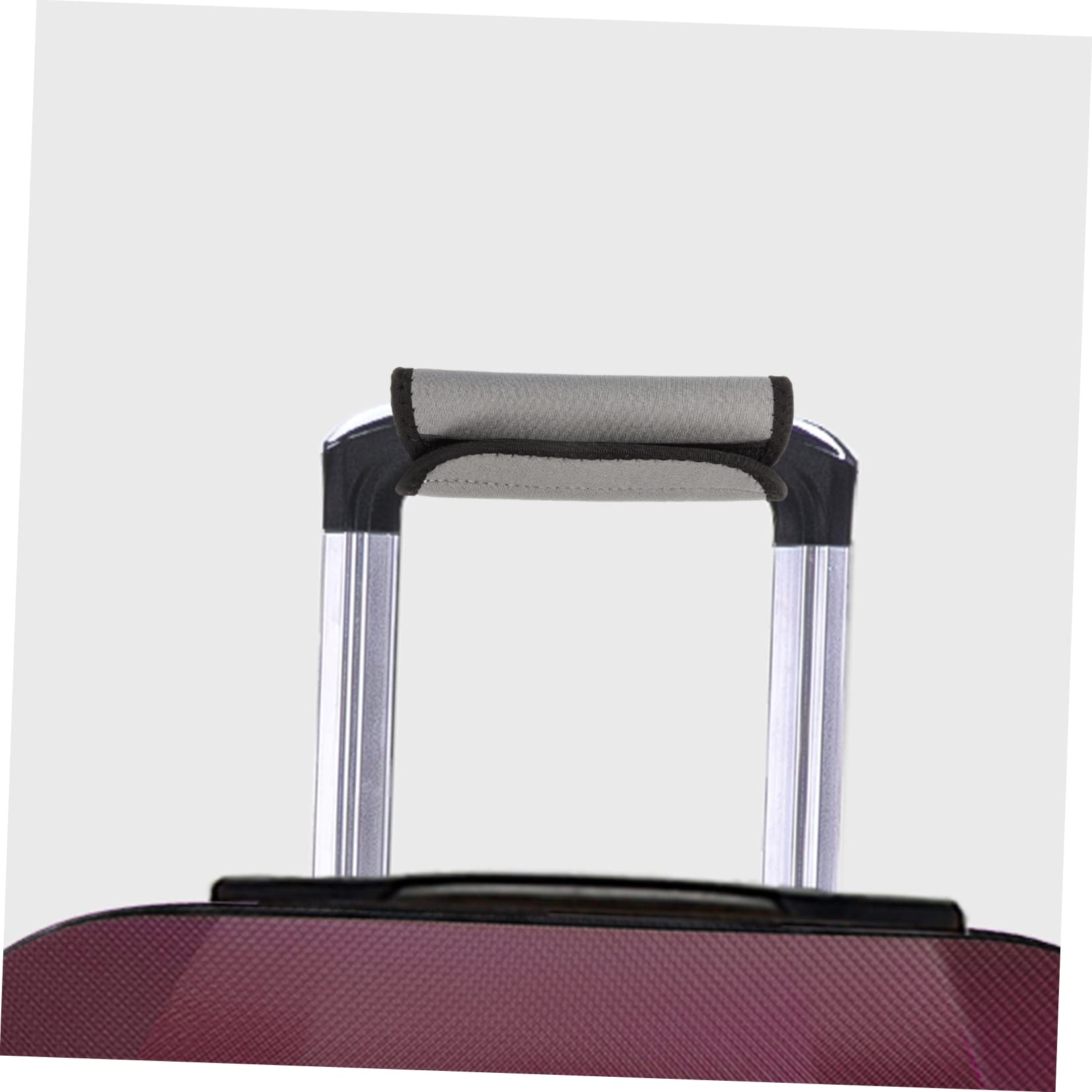 PACKOVE 12piezas Fundas para Asas De Equipaje Envolturas Antideslizantes para Maletas Cubiertas De para Bolsas De Mano Identificadores De Equipaje Colores Negro Azul y Gris