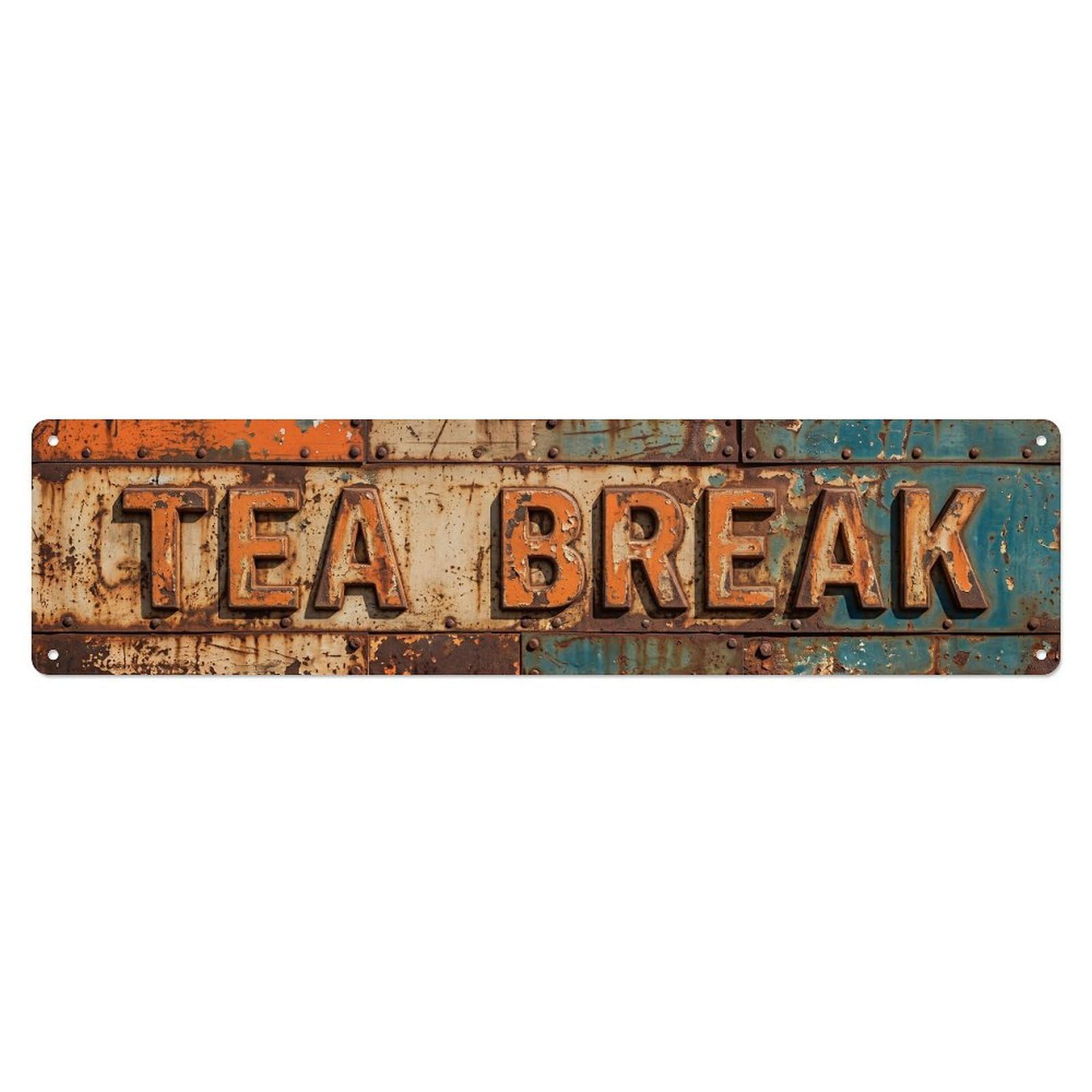 Tea Break Vintage Metal Tin Sign