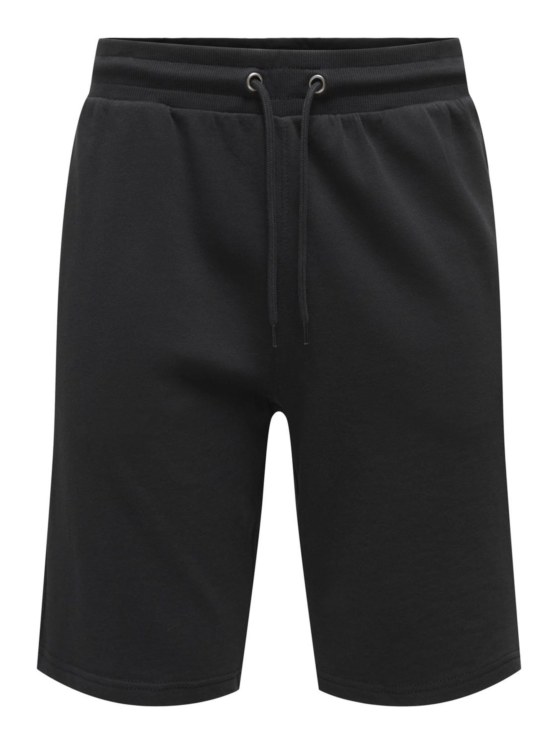 ONLY & SONS Herren Onsneil Sweat Noos Shorts, Schwarz, XS EU