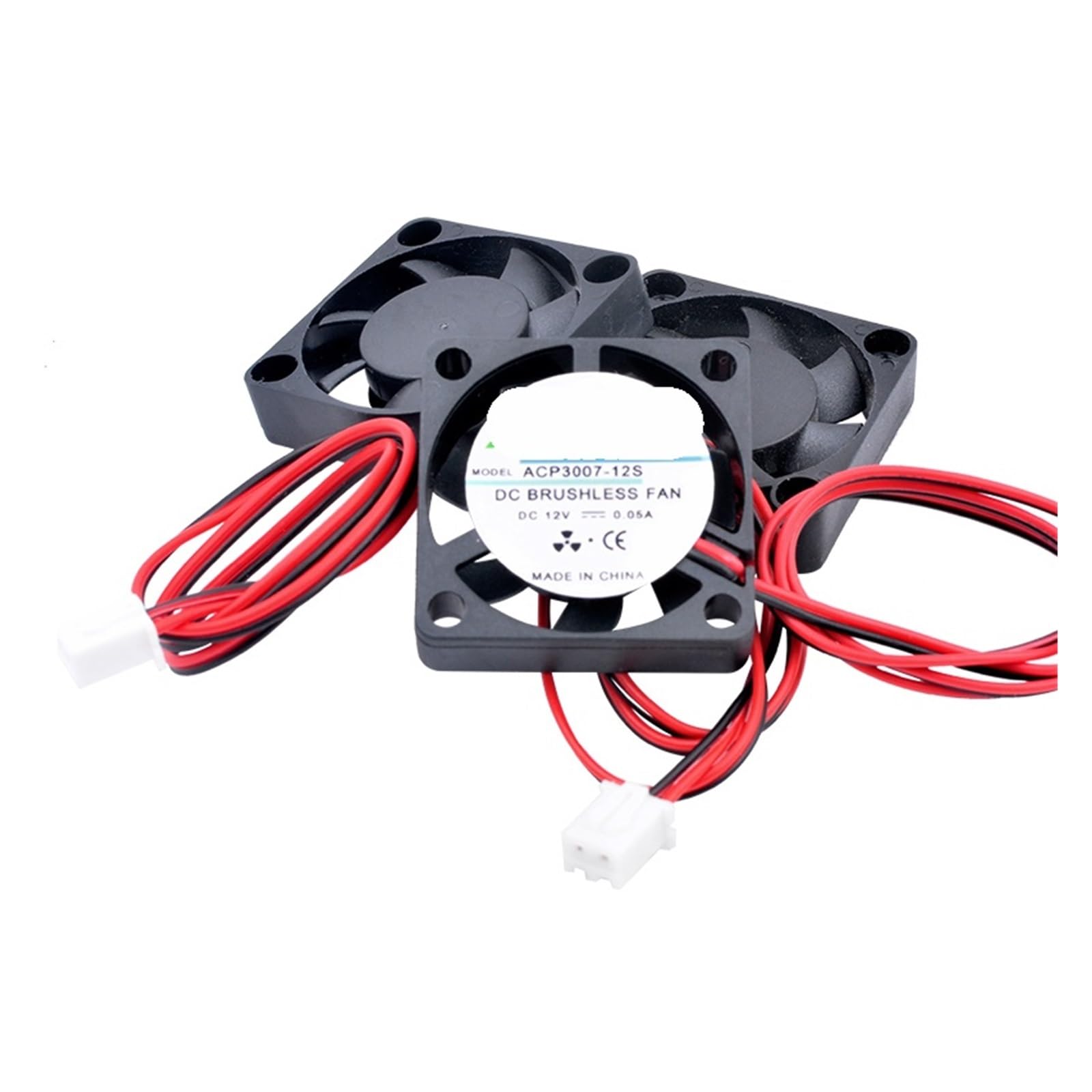 JJKKOZVQF 1PCS 3007 3cm 30mm fan 30x30x7mm DC5V 12V 24V 2pin miniature cooling fan(12V)