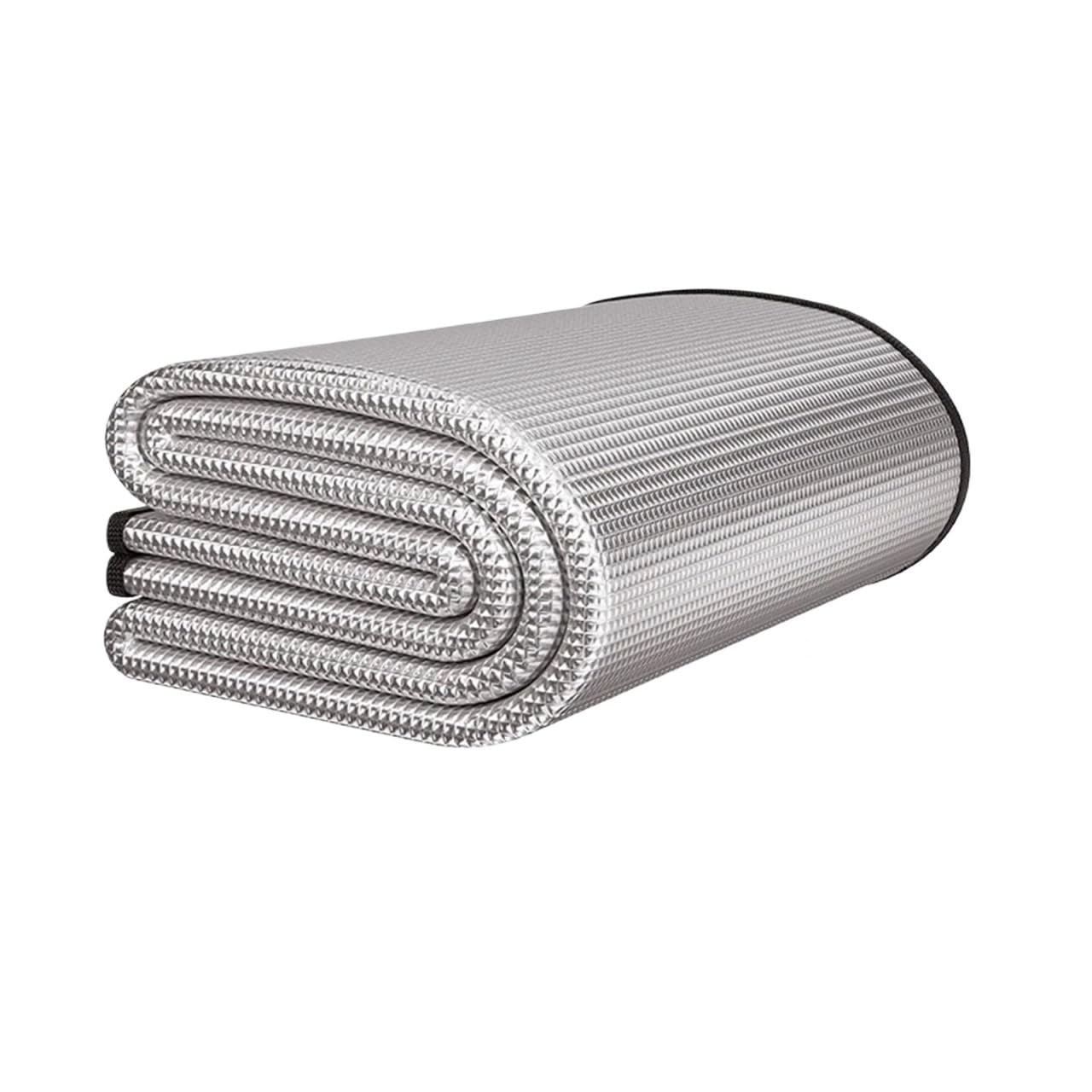 Esterilla de Camping de Aluminio, Estera de Playa de Picnic Ligera con Aislamiento térmico de Estera de Camping de Papel de Aluminio