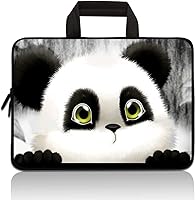 Vista 2 de Funda universal para tablet infantil de 7 a 9 pulgadas, a prueba de golpes, de neopreno, con asa con cremallera, portátil, compatible con Apple iPad