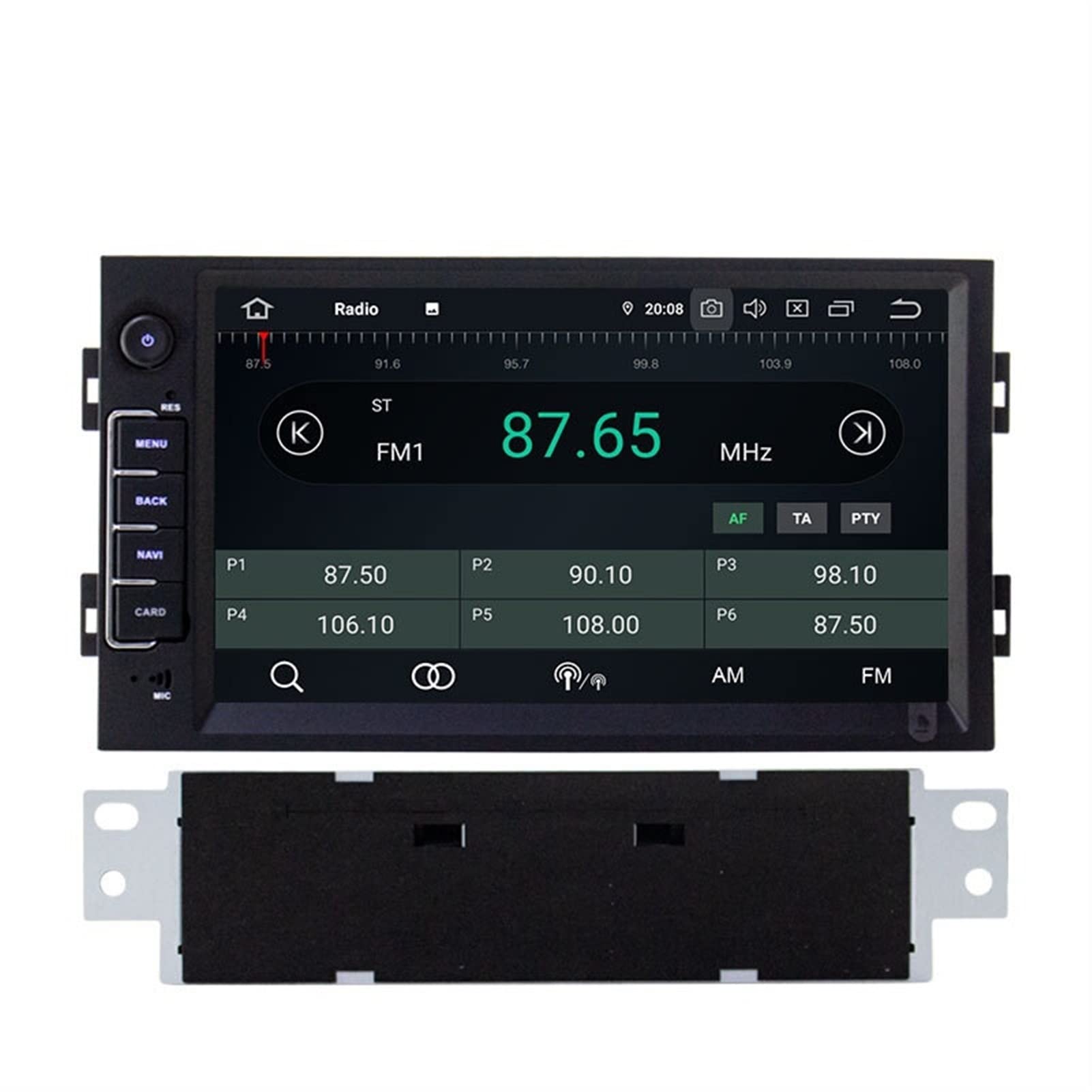 Stereo GPS Nawigacja DVD CD 1 Din Radio samochodowe 4G 64G DSP