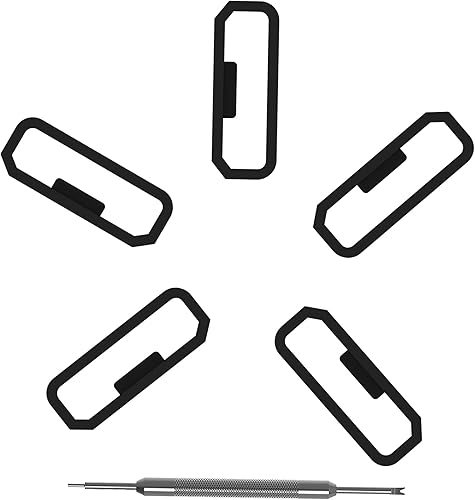 Ironman Essential - 5 correas compatibles con Timex Ironman Classic 30, 10 correas de silicona de repuesto de tamaño mediano con una herramienta