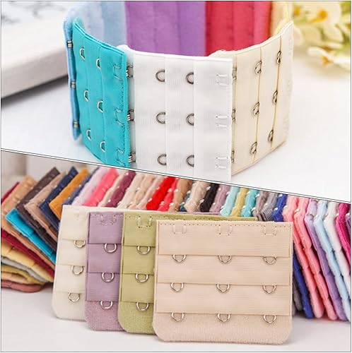 Miniatura 9 de EXCEART 30 extensores de brasier, extensor de correa de brasier, extensores de brasier, ganchos y extensor de sujetador