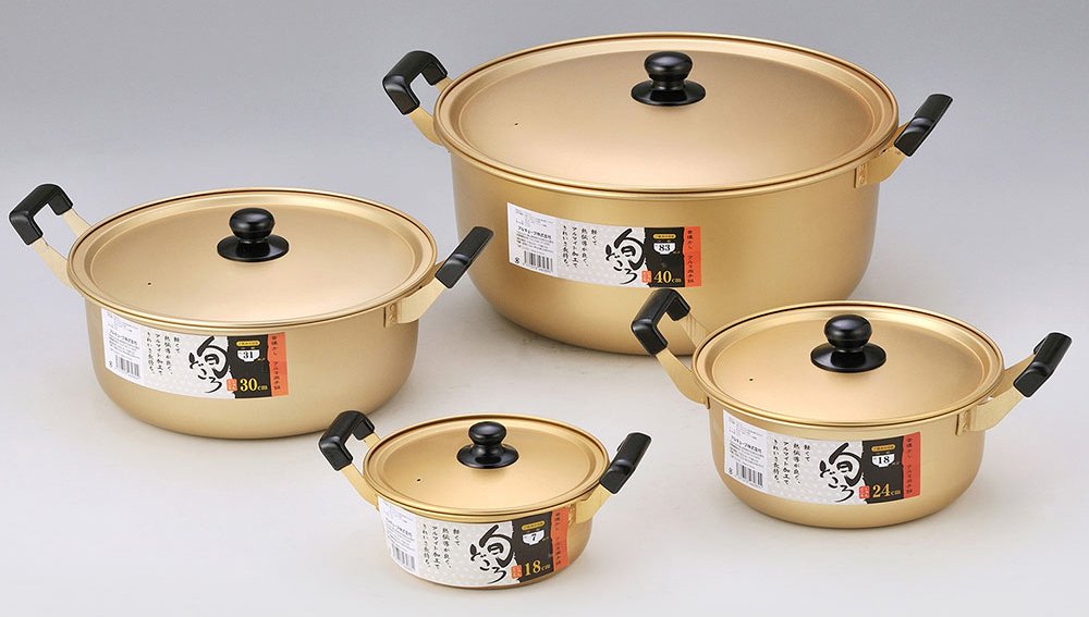 Amazon｜旬どころ アルミ両手鍋 33cm S-0448｜両手鍋 オンライン通販