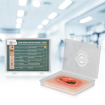 Dry Necrotic Wound Simulation Model for Medical Education