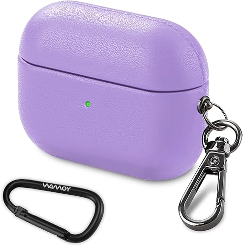 Miniatura 6 de Funda de piel para Airpods Pro 2, funda protectora con gancho compatible con AirPods Pro de 2 generación (negro)