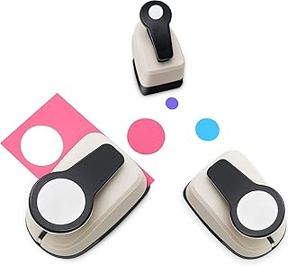 Hole Puncher, Hole Punch, Circle Punch, Paper Punches for Crafting, Circle Hole Punch, 1 inch Hole Punch, 1 inch Circle Punch, Large Hole Punch, Hole Puncher Single, 3pcs Circle Punch Set