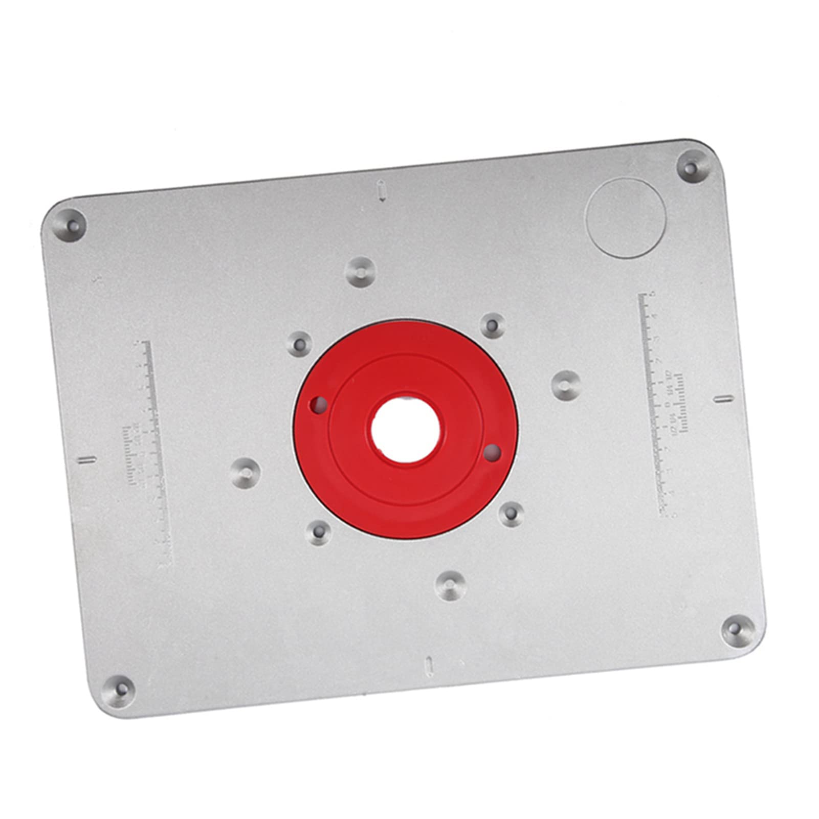 Generic Placa de Inserción de Mesa Enrutadora de 300mm X 235mm X 9,5mm para Carpintería DIY con Diseño Duradero de Aluminio y Plástico