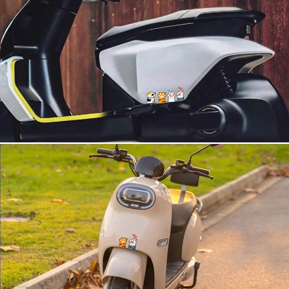 2 stuks katten auto sticker, kat sticker, kat sticker, huisdier sticker laptop koffer vrachtwagen accessoires auto sticker decoratie sticker grappige auto bumper sticker