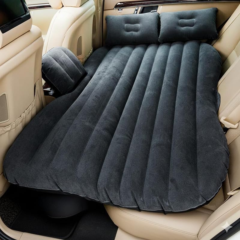 3 in 1 Car Travel & Cleaning Combo | Inflatable Car Air Mattress with 2 Pillows, Extendable Microfiber Car Duster & Premium Microfiber Cleaning Cloth Set | Car Interior & Exterior Care Kit-image-38
