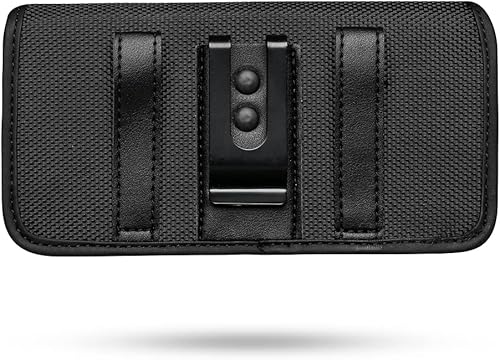 Miniatura 6 de Funda de nailon para teléfono celular con clip para cinturón para iPhone 14 13 12 11 Pro Max Moto Samsung Galaxy S22 S21 S20 Fe Plus Ultra, A12 A13