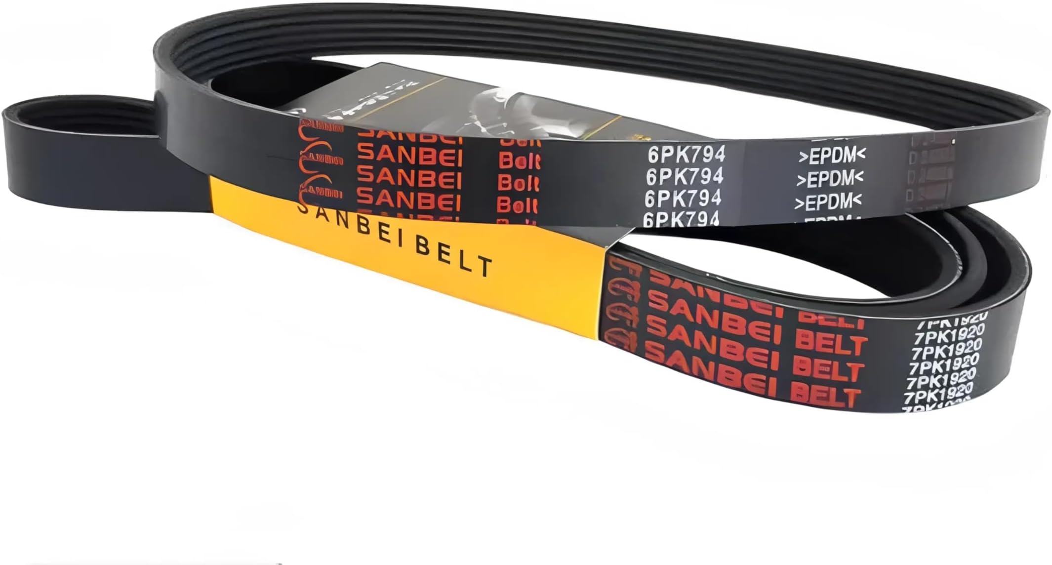 5PK Belt, Alternator Air Conditioning Drive Belt 5PK1207 5PK1210 5PK1213 5PK1215 5PK1201 5PK1219 5PK1220 5PK1225, Automotive Replacement Accessory Belt for Car Engine Cooling System (5PK1215 X 2PCS)
