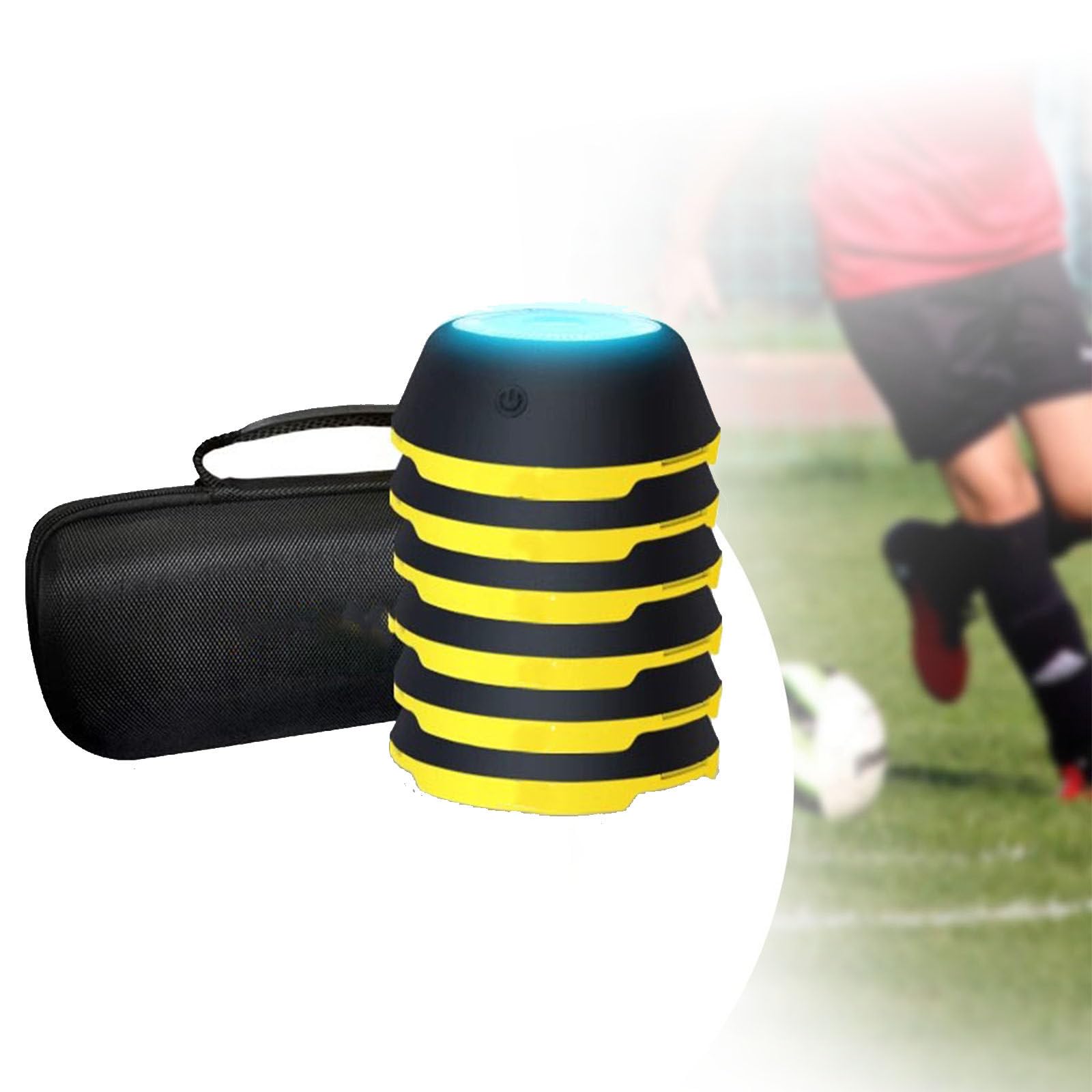 LjyAeono Reaction Training Platform Improves Athlete's Reaction Time and Agility, Training Light Is Suitable for Coaches, Therapists, Fitness Trainers, Etc. 6lights