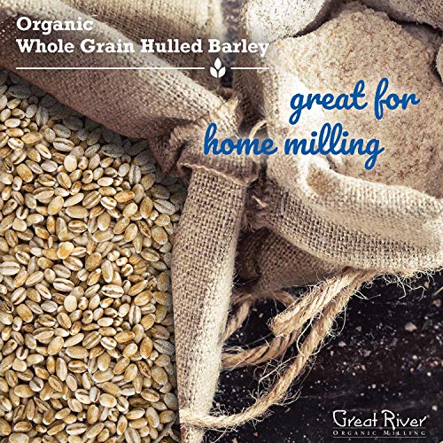 Great River Organic Milling Organic Hulled Barley Grain | Whole Grain Barley for Home Milling, Cooking, and Baking | High Fiber, Non GMO, Kosher | 25 Lb - Thumbnail 5