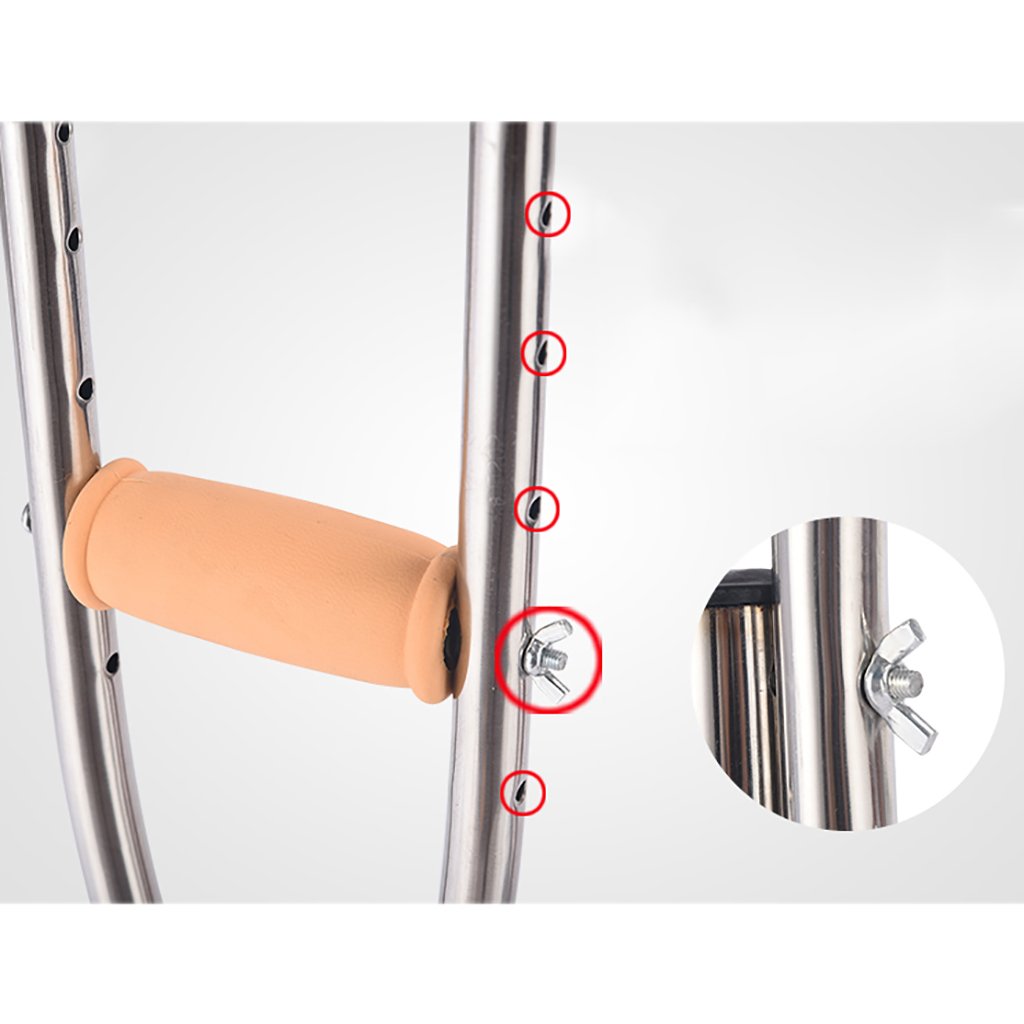 Kule dla dorosłych Pod pachami dla niepełnosprawnych Kule/laski dla osób niepełnosprawnych z swobodnie zwijanymi sprężynami Regulowany zakres 115-150 cm Idealne do podróży lub pracy (podwójna) podróż