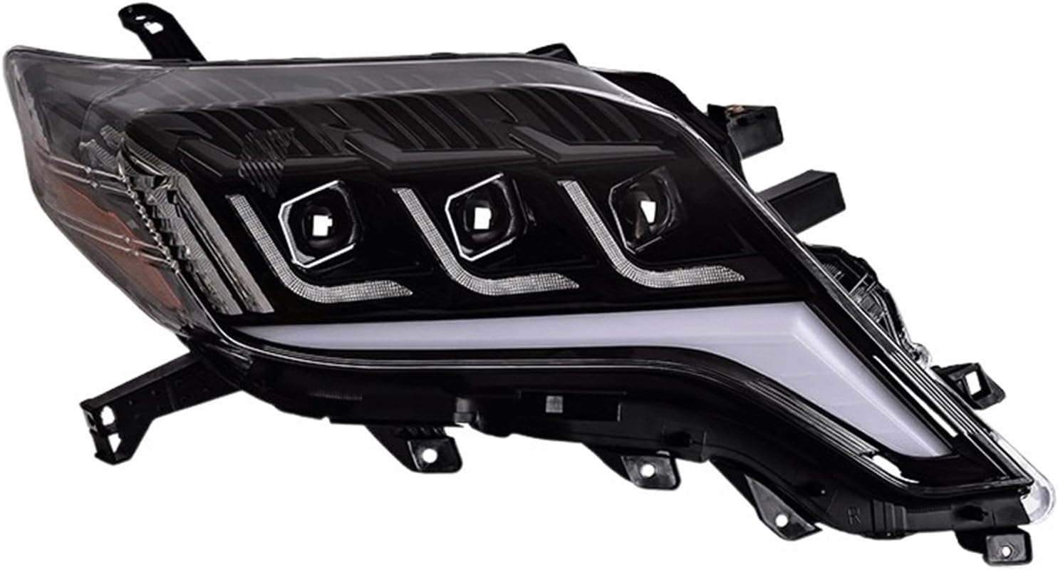 Headlights Compatible For Prado 2014 2015 2016 2017 Compatible For Lander/Cruise FJ150 Dynamic Turning Signal DRL Lens Head Lamps