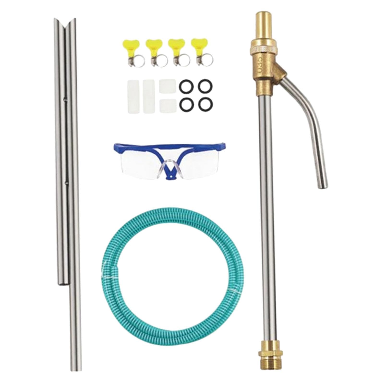 Qianly Portátil Adaptador para Lavadora a Presión Kit de Arenado Húmedo Boquilla Reemplazable Conector Rápido Material Acero Inoxidable Adecuado, Verde