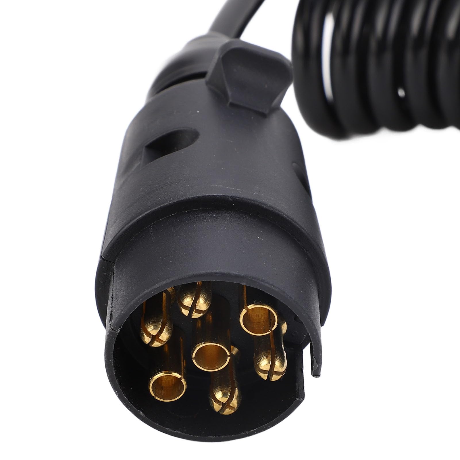 Cavo per rimorchio a 7 pin per camion, gruppo linea a sette nuclei con connettore a molla elastica a spirale per accessori per veicoli  34