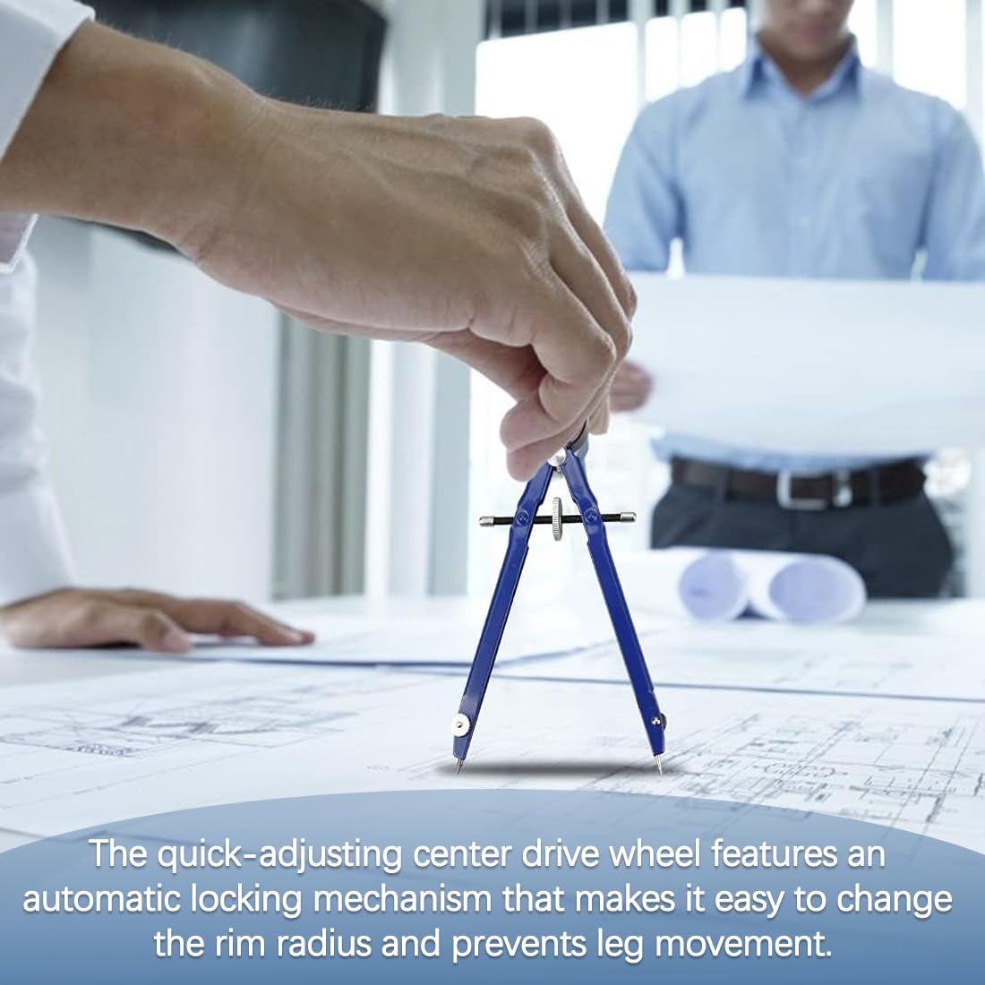 Compasso Di Precisione In Metallo - 2 Pezzi Per Scuola, Disegno E Lavoro - Foto 10