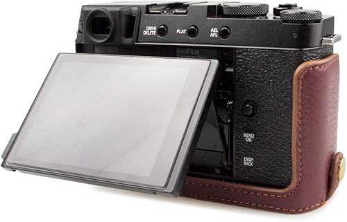 Miniatura 5 de MUZIRI KINOKOO Funda de cámara personalizada X-E4, adecuada para Fujifilm X-E4 Apertura inferior de cuero semicerrado para cámara Base de cámara